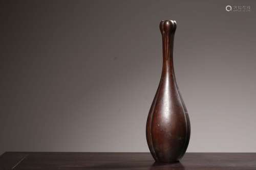 昭和时期铜蒜头瓶