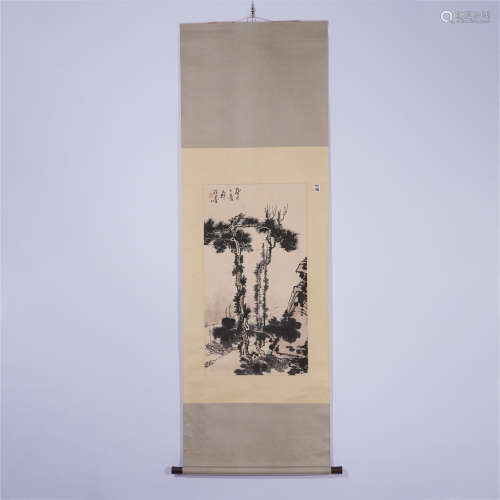 CHINESE PAINTING OF PINES TREE