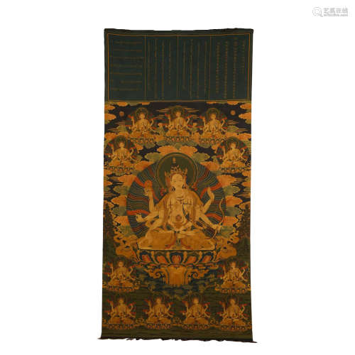 KESI EMBROIDERY FIGURE OF BUDDHA