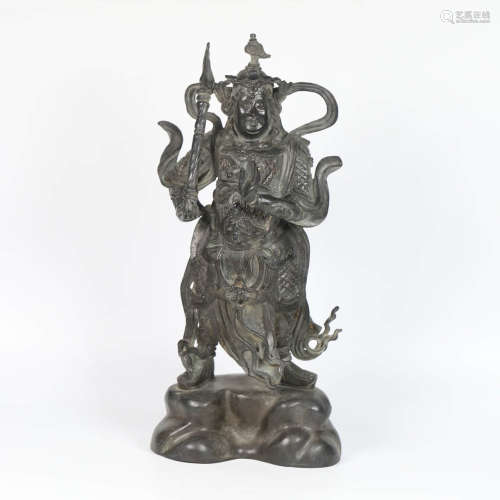 A Bronze Statue of Vedic Bodhisattva