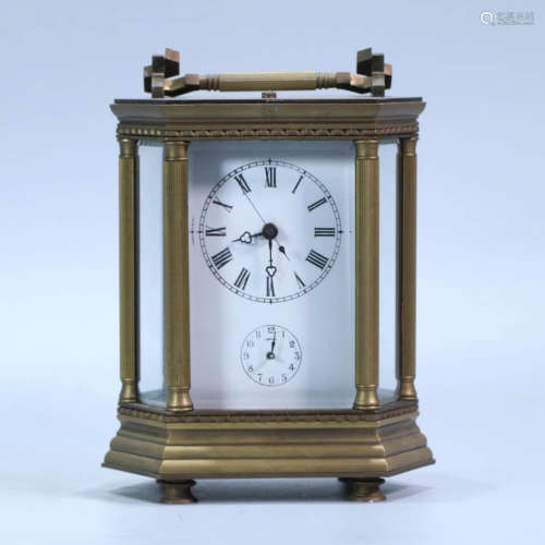 A Copper Mechanical Clock