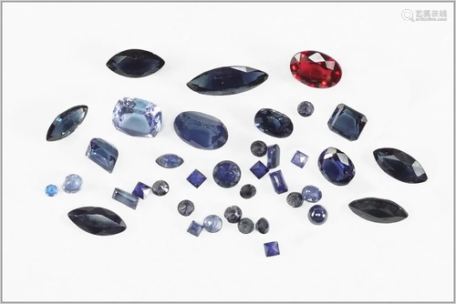 A Collection of Unmounted Sapphires.