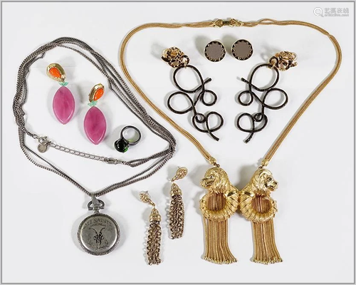 A Collection of Costume Jewelry.