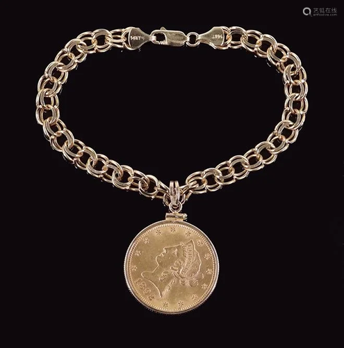 A Coin Bracelet.