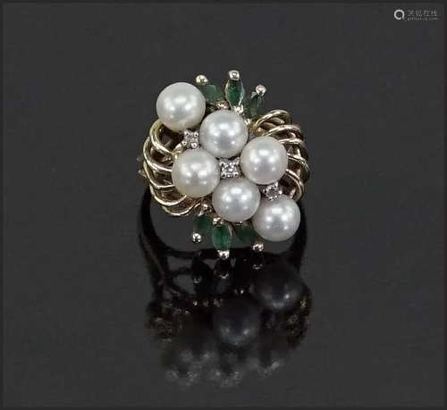 A Pearl Cocktail Ring.