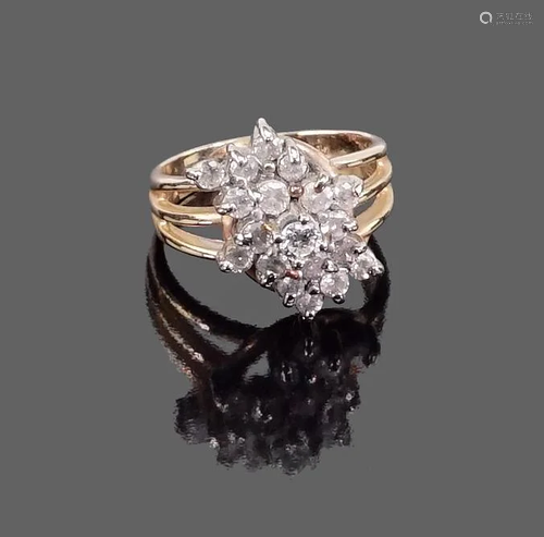 A Diamond Cocktail Ring.