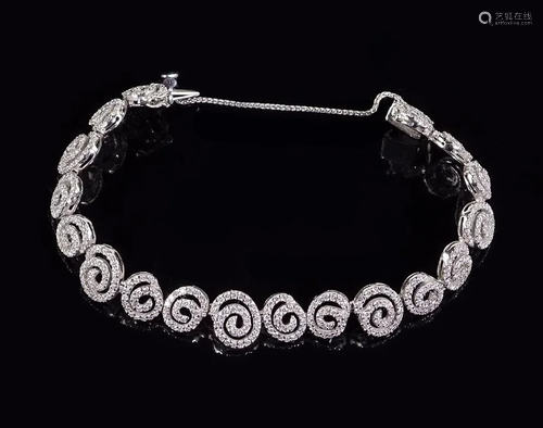 A Diamond Bracelet.