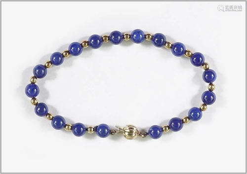 A Lapis Bracelet.