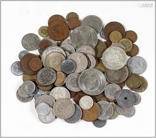 A Group of Various Foreign Coinage.