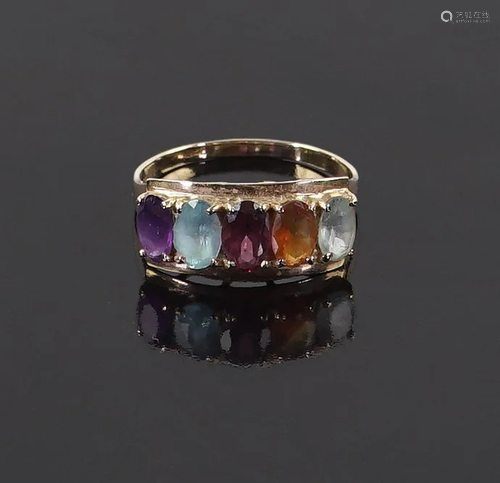 A Semi-Precious Stone Ring.