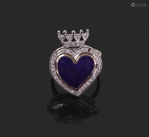 A Diamond Heart Ring.