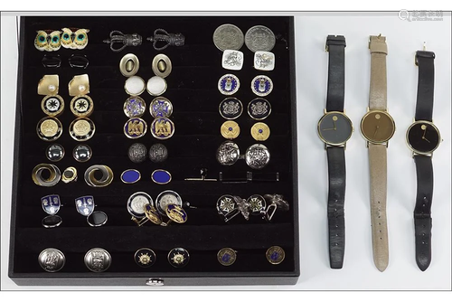 30 Pairs of Costume Cufflinks.