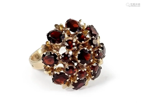 A Garnet Ring.