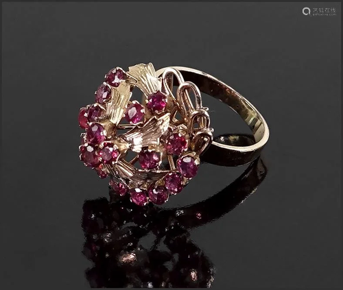 A Ruby Cocktail ring.