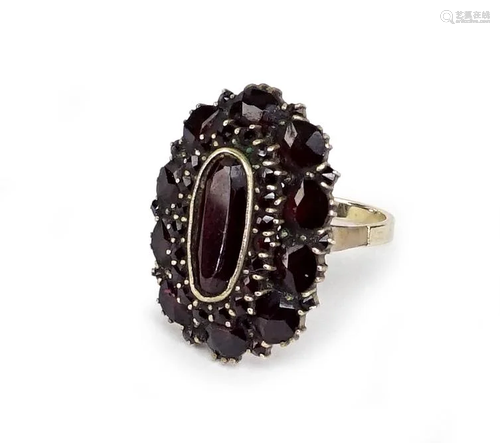 A Garnet Ring.