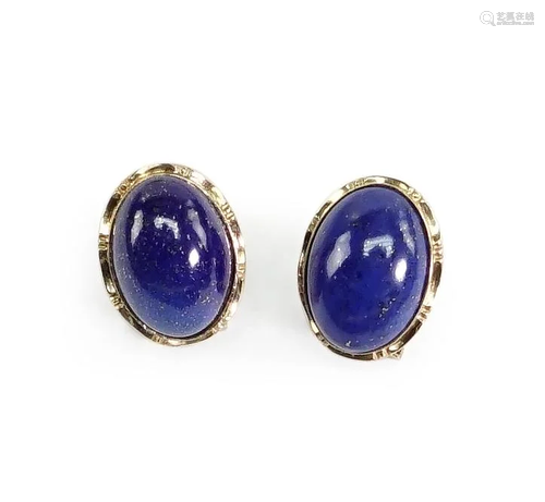 A Pair of Lapis Earrings.