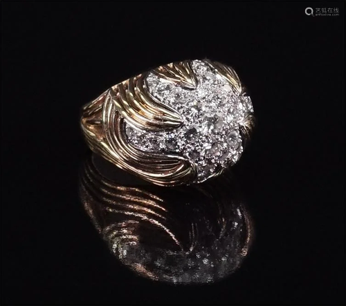 A Diamond Cocktail Ring.