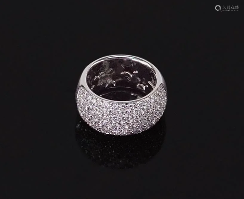 An H. Stern Pave Diamond Ring.