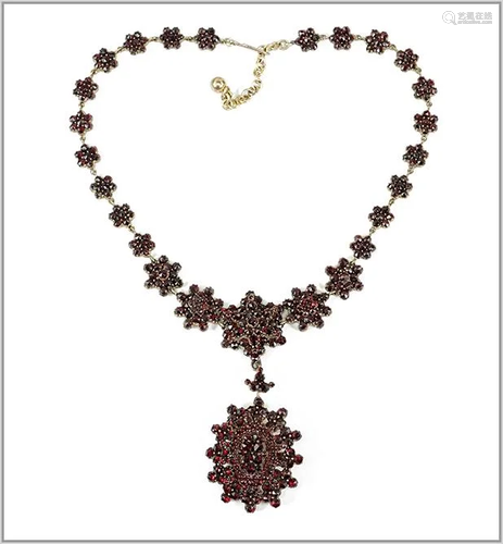 A Garnet Necklace.