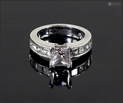 A Diamond Engagement Ring.