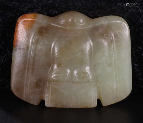 HONGSHAN CULTURE JADE BEAST PENDANT