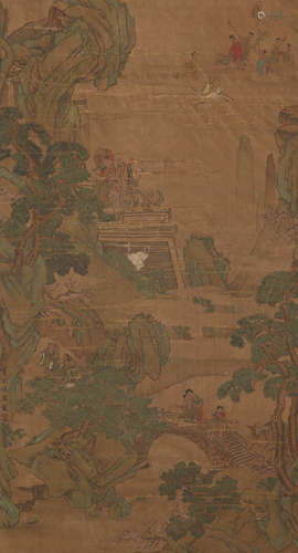 A Chinese Figure&Landscape Painting