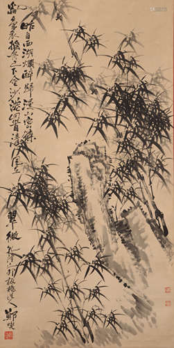 A Chinese Bamboo Painting