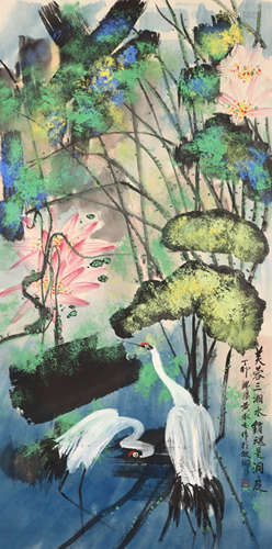 A Chinese Flowers&bird Painting