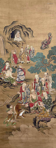 A Chinese Arhat Painting