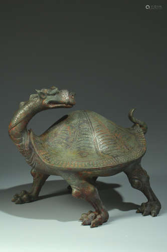 汉青铜龙龟
