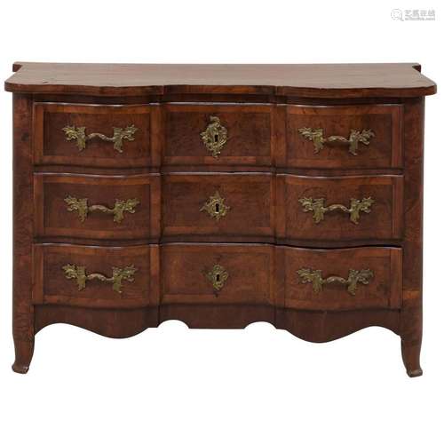 Mahogany Wood And Bronze Chest