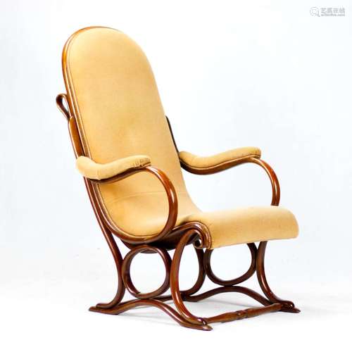 Bent Wood And Upholstery ArmChair