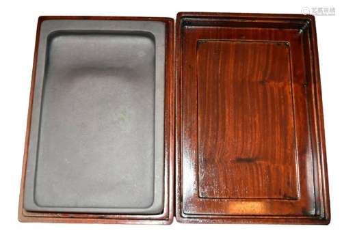 Chinese Huanghuali Wood Box Qing