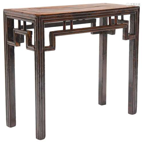 Chinese Elm Wood Wine Table Qing