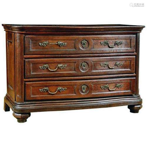 Oak Wood Chest Baroque