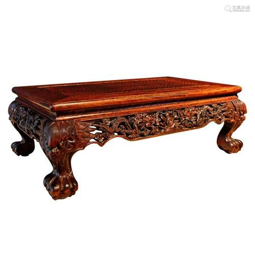 Chinese Huanghuali Wood Table Qing