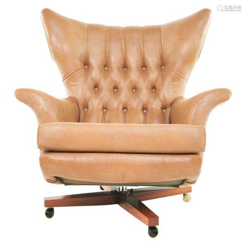 Rare Leather James Bond Chair