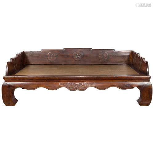 Chinese Hardwood Opium Daybed Qing