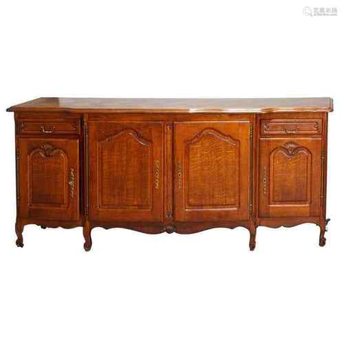 Walnut Wood Draw Chest Louis XVI