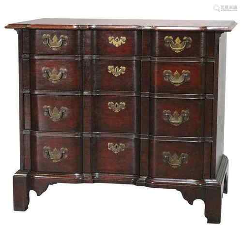 Mahogany Wood Chest English