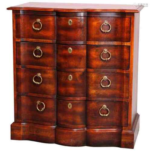 Cherry Wood Chest Queen Anne