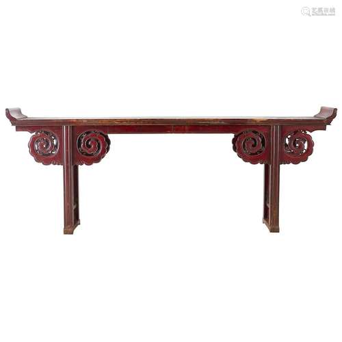 Chinese Elm Wood Table Qing