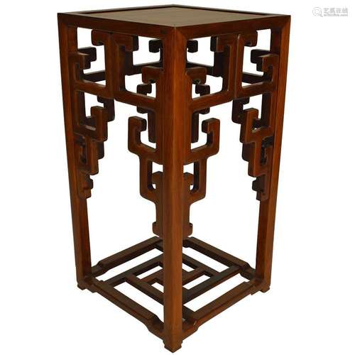 Chinese Hardwood Table Stand Qing