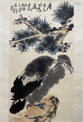 A Chinese Bird-and-flower painting, Li Kuchan mark