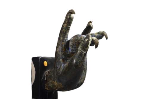 A copper Guanyin hand