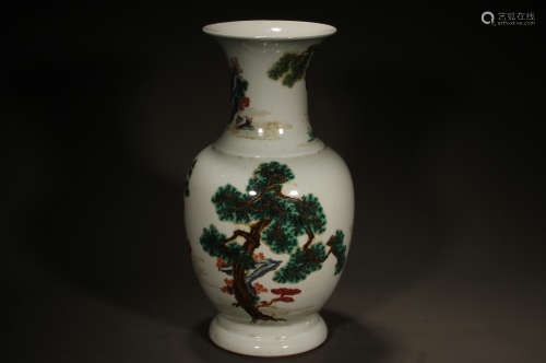 Yueng Chung, Famille Rose Vase