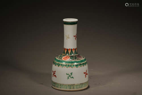 Wu Cai Mallet Shape Vase