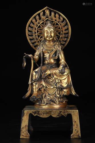 Gilt Bronze buddha Statue