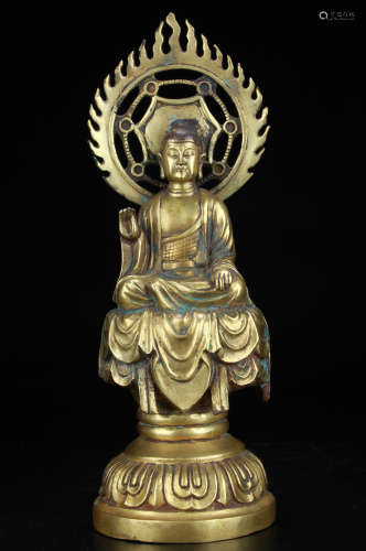 Gilt Bronze buddha Statue