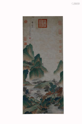 Qian Xuan, Chinese Painting Landscape